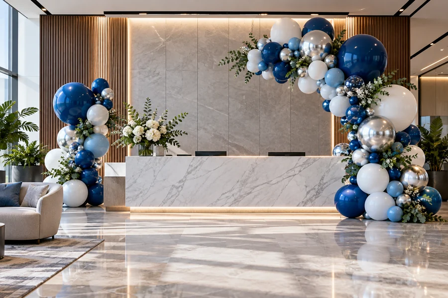 Office Decoration in Chandigarh by my balloon decoration Chandigarh