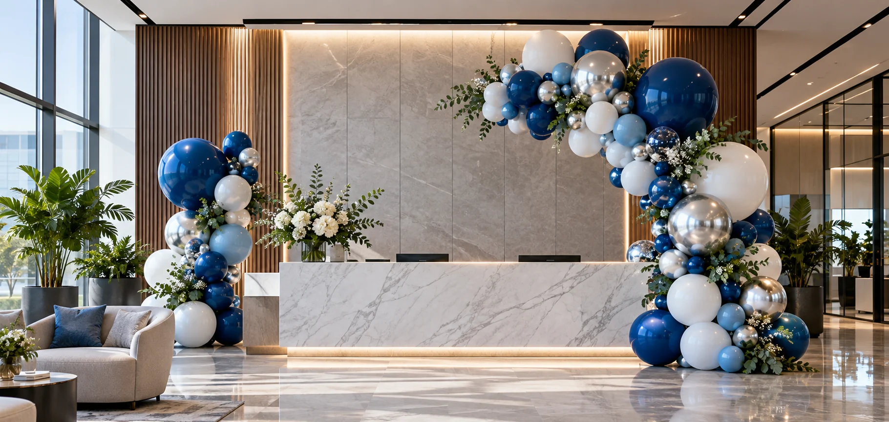 Office Decoration setup in Chandigarh by Baby balloon decoration Chandigarh